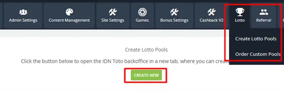Custom Lotto Pools